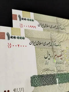 جفت اسکناس ۱۰,۰۰۰ تومانی | طیبنیا - سیف | شماره خاص | سوپر بانکی UNC