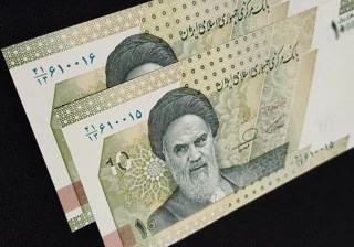 جفت اسکناس ۱۰۰,۰۰۰ ریالی همتی - فرزین | شماره قرینه | سوپربانکی UNC