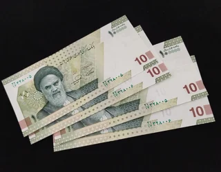 ۲ جفت اسکناس ۱۰ هزار تومنی همتی فرزین شماره همسان سوپربانکی UNC