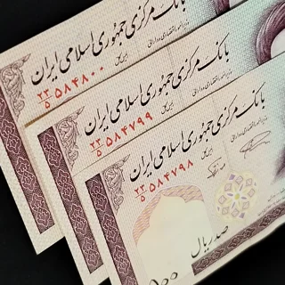 تریپل اسکناس 100ریالی مدرس نمازی نوربخش سوپربانکی UNC